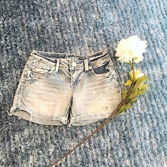Amethyst Jeans Pants - Amethyst Jean Shorts